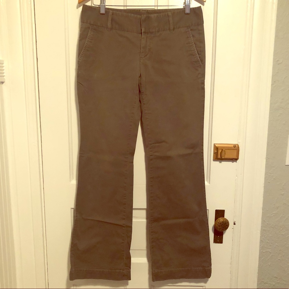 Express olive drab (army green) boot cut